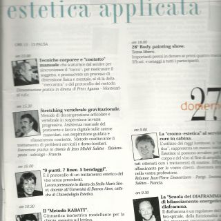 9 puntos siete lineas 5 bandajes conferencia milano